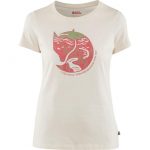 Fjallraven T-Shirts & Tops | Damen Arctic Fox Print T-shirt W Chalk White